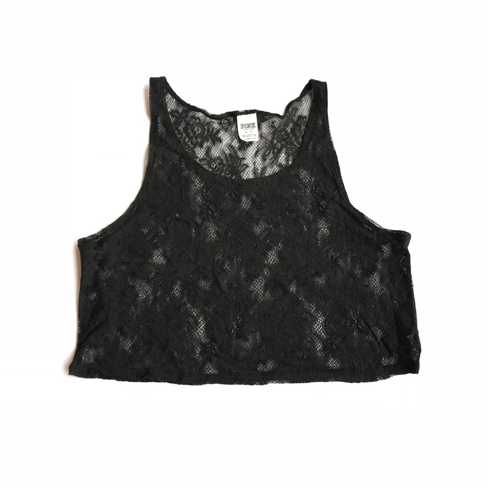 Lace Crop Top by Pink